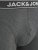 Jack & Jones Black Friday Trunks 3-Pack Grey Black - Бельо & Бански шорти - Мъжко бельо големи размери
