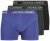 Jack & Jones Black Friday Trunks 3-Pack Blue Black - Бельо & Бански шорти - Мъжко бельо големи размери