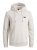 Jack & Jones JCOKING SWEAT HOOD Light Gray - Суичъри & cуичъри с качулка - мъжки суичъри големи размери