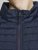 Jack & Jones MULTI BODYWARMER With COLLAR Navy Blazer - Якета - мъжки якета големи размери
