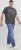 Jack & Jones MIKE ORIGINAL SQ 223 Jeans Blue Denim - Дънки и панталони - мъжки Дънки и панталони големи размери