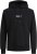 Jack & Jones ESTERBRO Hoodie Black - Суичъри & cуичъри с качулка - мъжки суичъри големи размери