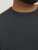 Jack & Jones BASIC Knitted Sweater Dark Grey Melange - Суичъри & cуичъри с качулка - мъжки суичъри големи размери