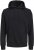 Jack & Jones BRADLEY Hoodie Black - Суичъри & cуичъри с качулка - мъжки суичъри големи размери