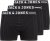 Jack & Jones SENSE Trunks 3-Pack Black - Бельо & Бански шорти - Мъжко бельо големи размери