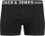 Jack & Jones SENSE Trunks 3-Pack Black - Бельо & Бански шорти - Мъжко бельо големи размери