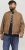 Jack & Jones ROCKY Faux Suede Bomber Jacket Brown - Якета - мъжки якета големи размери