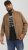 Jack & Jones ROCKY Faux Suede Bomber Jacket Brown - Якета - мъжки якета големи размери