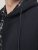 Jack & Jones BRADLEY Zip Hoodi Black - Суичъри & cуичъри с качулка - мъжки суичъри големи размери