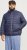 Jack & Jones SPRINT True Red Stitches Quilted Collar Jacket Navy Blazer - Якета - мъжки якета големи размери