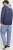 Jack & Jones SPRINT True Red Stitches Quilted Collar Jacket Navy Blazer - Якета - мъжки якета големи размери