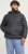 Jack & Jones SPRINT Quilted Collar Jacket Black - Якета - мъжки якета големи размери