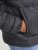 Jack & Jones SPRINT Quilted Collar Jacket Black - Якета - мъжки якета големи размери