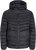 Jack & Jones SPRINT Quilted Hooded Jacket Black - Якета - мъжки якета големи размери