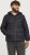 Jack & Jones SPRINT Quilted Hooded Jacket Black - Якета - мъжки якета големи размери