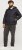 Jack & Jones SPRINT Quilted Hooded Jacket Black - Якета - мъжки якета големи размери