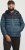 Jack & Jones SPRINT Black Blocking Quilted Hooded Jacket Turquoise Blue - Якета - мъжки якета големи размери
