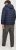 Jack & Jones SPRINT Red Stitches Quilted Hooded Jacket Navy Blazer - Якета - мъжки якета големи размери