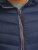 Jack & Jones SPRINT Red Stitches Quilted Hooded Jacket Navy Blazer - Якета - мъжки якета големи размери