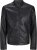 Jack & Jones DYLAN Clean PU Jacket Black - Якета - мъжки якета големи размери