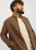 Jack & Jones DYLAN Clean Jacket Brown - Якета - мъжки якета големи размери