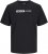 Jack & Jones CORP Logo Play 5 T-Shirt Black - Тениски - мъжки тениски големи размери