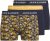 Jack & Jones SKULLROCK Trunks 3-Pack Navy Blazer - Бельо & Бански шорти - Мъжко бельо големи размери