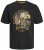 Jack & Jones JJSKULL ROCK T-Shirt Black - Тениски - мъжки тениски големи размери
