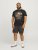 Jack & Jones JJSKULL ROCK T-Shirt Black - Тениски - мъжки тениски големи размери