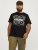 Jack & Jones JJPAISLEY T-Shirt Black - Тениски - мъжки тениски големи размери