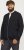 Jack & Jones PANNEL Turtleneck Knitted Sweater with Zipper Black - Суичъри & cуичъри с качулка - мъжки суичъри големи размери