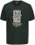 Jack & Jones XMAS Christmas Skull T-Shirt Dark Slate Grey - Тениски - мъжки тениски големи размери