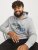 Jack & Jones JCOOUTDOOR Hoodie Light Grey - Суичъри & cуичъри с качулка - мъжки суичъри големи размери