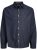 Jack & Jones Norrebro Denim Long Sleeve Shirt Dark Blue Denim - Ризи - мъжки ризи големи размери