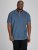 Jack & Jones Paulos Polo Denim Blue - Поло тениски - мъжки тениски с яка големи размери