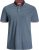 Jack & Jones PAULOS Short Sleeve Polo Denim Blue/PS - Поло тениски - мъжки тениски с яка големи размери