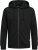 Jack & Jones Basic Sweat Zip Hood Black - Суичъри & cуичъри с качулка - мъжки суичъри големи размери