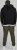Jack & Jones Basic Sweat Zip Hood Black - Суичъри & cуичъри с качулка - мъжки суичъри големи размери