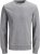 Jack & Jones Basic Sweatshirt Light Grey Melange - Суичъри & cуичъри с качулка - мъжки суичъри големи размери