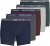 Jack & Jones OLIVER Trunks 5-Pack Dark Grey Melange - Бельо & Бански шорти - Мъжко бельо големи размери