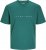 Jack & Jones STAR T-Shirt Deep Teal - Тениски - мъжки тениски големи размери