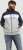 Jack & Jones RUSH White/Grey Blocking Bomber Jacket with Hood Navy Blazer - Якета - мъжки якета големи размери
