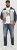 Jack & Jones RUSH White/Grey Blocking Bomber Jacket with Hood Navy Blazer - Якета - мъжки якета големи размери