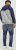 Jack & Jones RUSH White/Grey Blocking Bomber Jacket with Hood Navy Blazer - Якета - мъжки якета големи размери