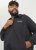 Jack & Jones RUSH SOLID Bomber Jacket with Hood Black - Якета - мъжки якета големи размери