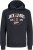Jack & Jones 2 COL LOGO Hoodie Dark Navy - Суичъри & cуичъри с качулка - мъжки суичъри големи размери