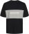 Jack & Jones LEGACY BLOCKING T-Shirt Black - Тениски - мъжки тениски големи размери