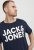Jack & Jones CORP Logo T-Shirt Navy Blazer - Тениски - мъжки тениски големи размери
