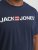 Jack & Jones Corp Logo Crew Neck T-Shirt Navy Blazer - Тениски - мъжки тениски големи размери