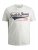 Jack & Jones JJELOGO TEE White - Тениски - мъжки тениски големи размери